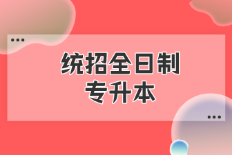 统招全日制专升本