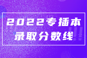 2022专插本录取分数线