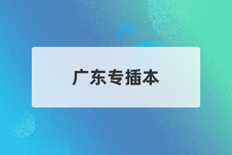 广东专插本