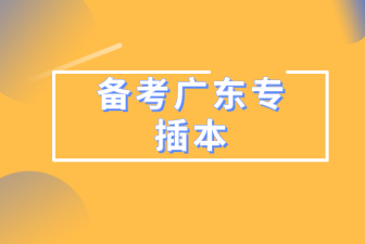 备考广东专插本