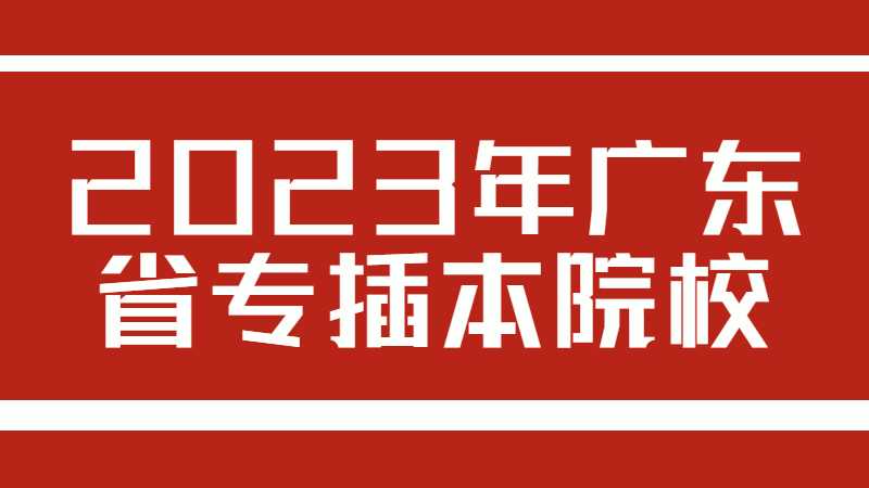 2023年广东省专插本院校招生人数增还是减?趋势是什么？