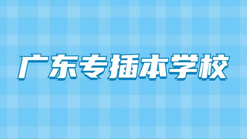 广东专插本都有那些冷门学校?快看看哪些有补录!