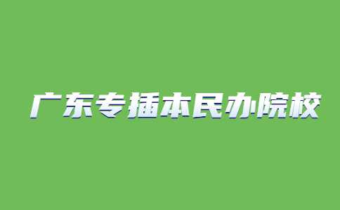 珠海专升本：广东专插本民办院校这3所位居前三!