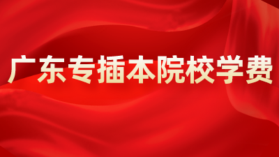广东专插本院校学费